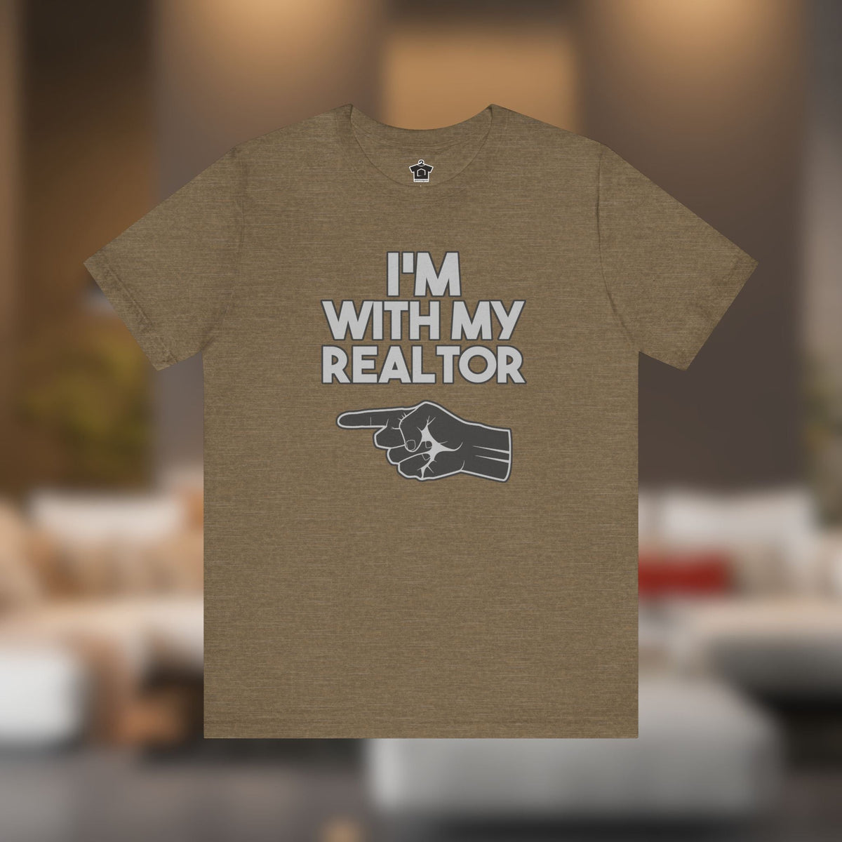 I’m With My Realtor T-Shirt - T-Shirt | ShirtyAgents