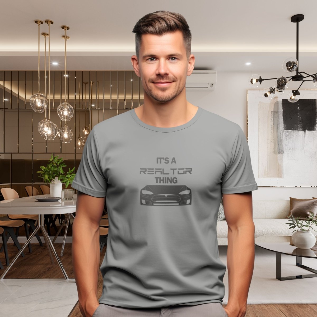 It’s A Realtor Thing – Tesla Edition - T-Shirt | ShirtyAgents