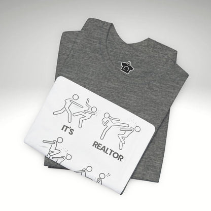 It’s REE - uhl - tor, Not REEL - uh - ter!" – Funny Realtor Pronunciation T-Shirt - T-Shirt | ShirtyAgents