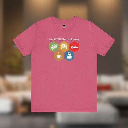Let's Settle This Like Realtors Catan Inspired - T-Shirt | ShirtyAgents