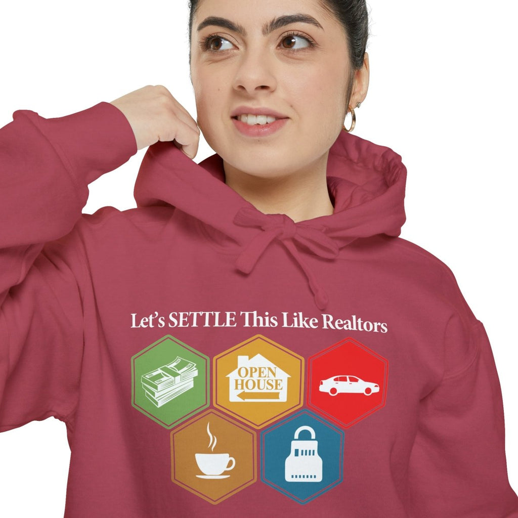 Let's Settle This Like Realtors Hoodie - Hoodie | ShirtyAgents