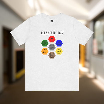 Let's Settle This Wine Version T-Shirt - T-Shirt | ShirtyAgents