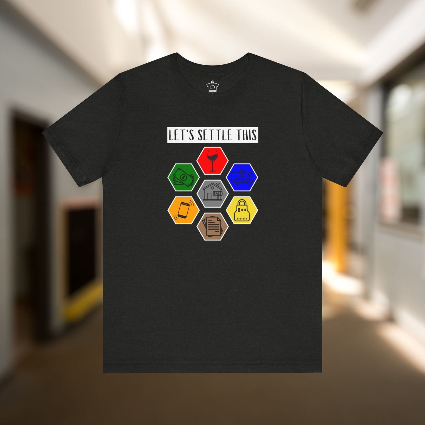 Let's Settle This Wine Version T-Shirt - T-Shirt | ShirtyAgents