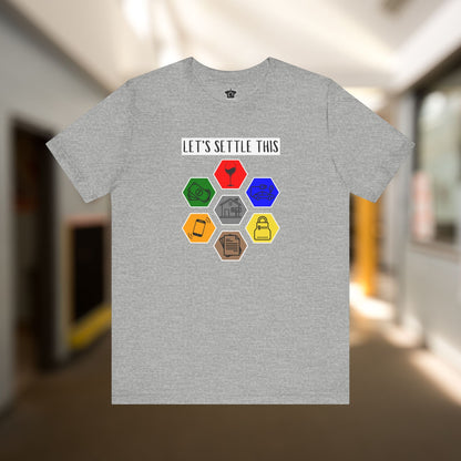 Let's Settle This Wine Version T-Shirt - T-Shirt | ShirtyAgents