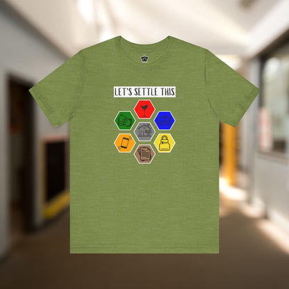 Let's Settle This Wine Version T-Shirt - T-Shirt | ShirtyAgents
