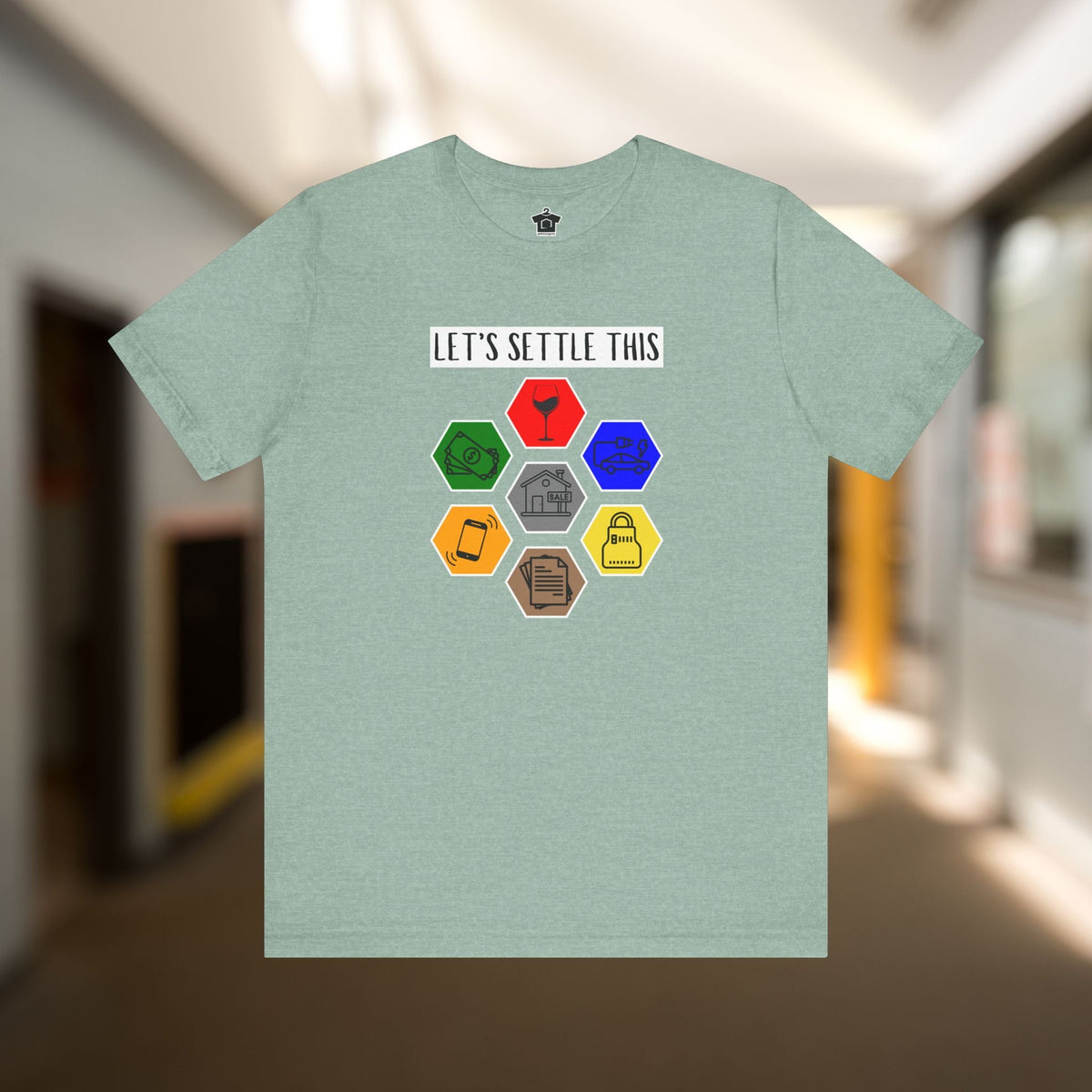Let's Settle This Wine Version T-Shirt - T-Shirt | ShirtyAgents