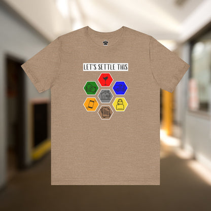 Let's Settle This Wine Version T-Shirt - T-Shirt | ShirtyAgents