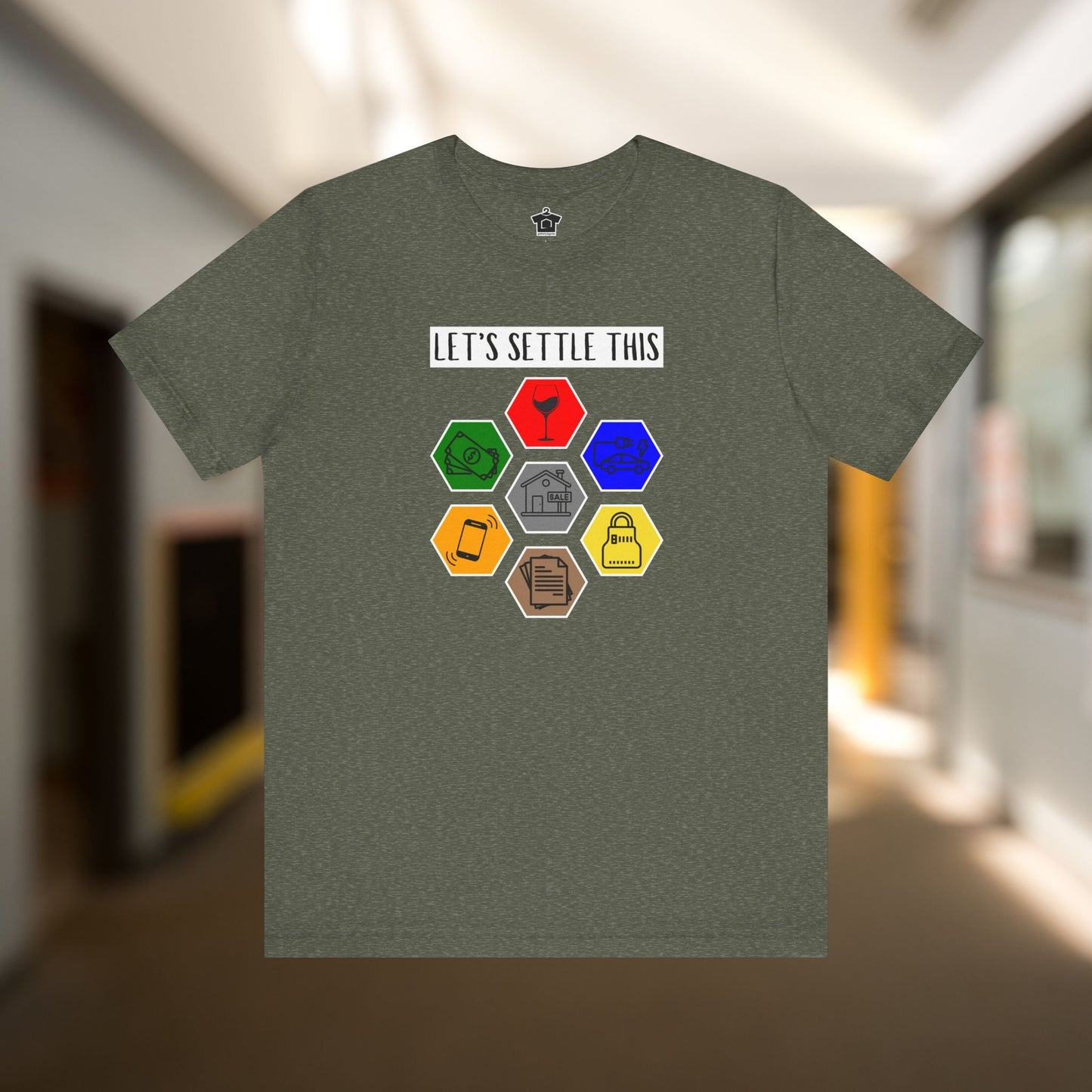 Let's Settle This Wine Version T-Shirt - T-Shirt | ShirtyAgents