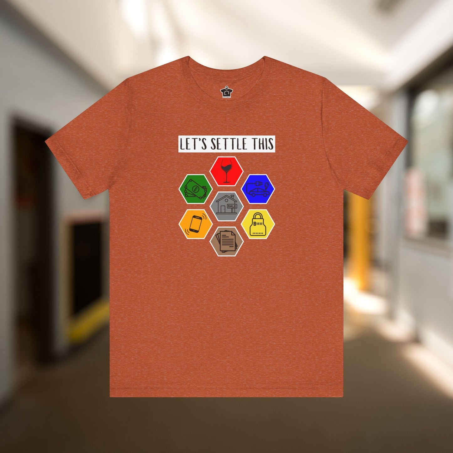 Let's Settle This Wine Version T-Shirt - T-Shirt | ShirtyAgents