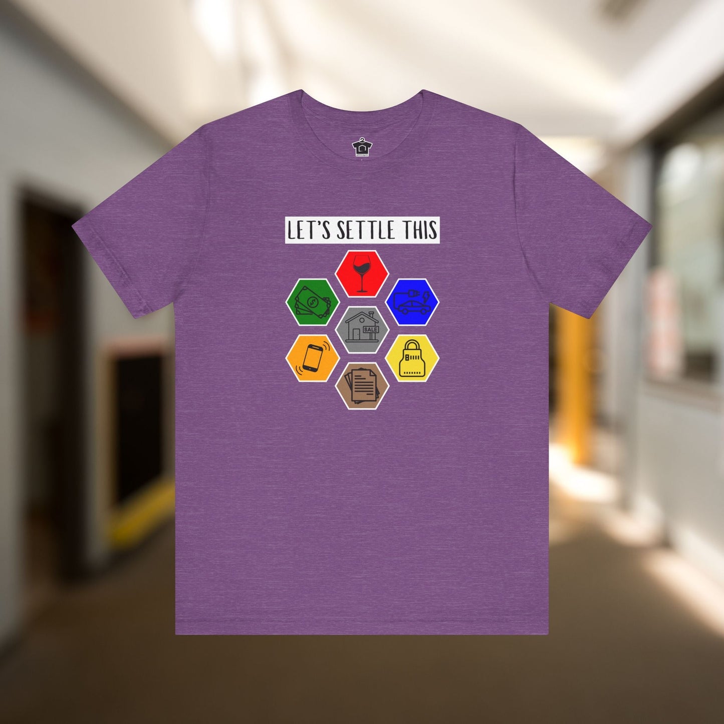 Let's Settle This Wine Version T-Shirt - T-Shirt | ShirtyAgents