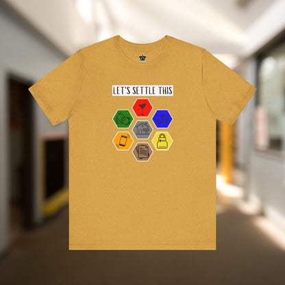 Let's Settle This Wine Version T-Shirt - T-Shirt | ShirtyAgents