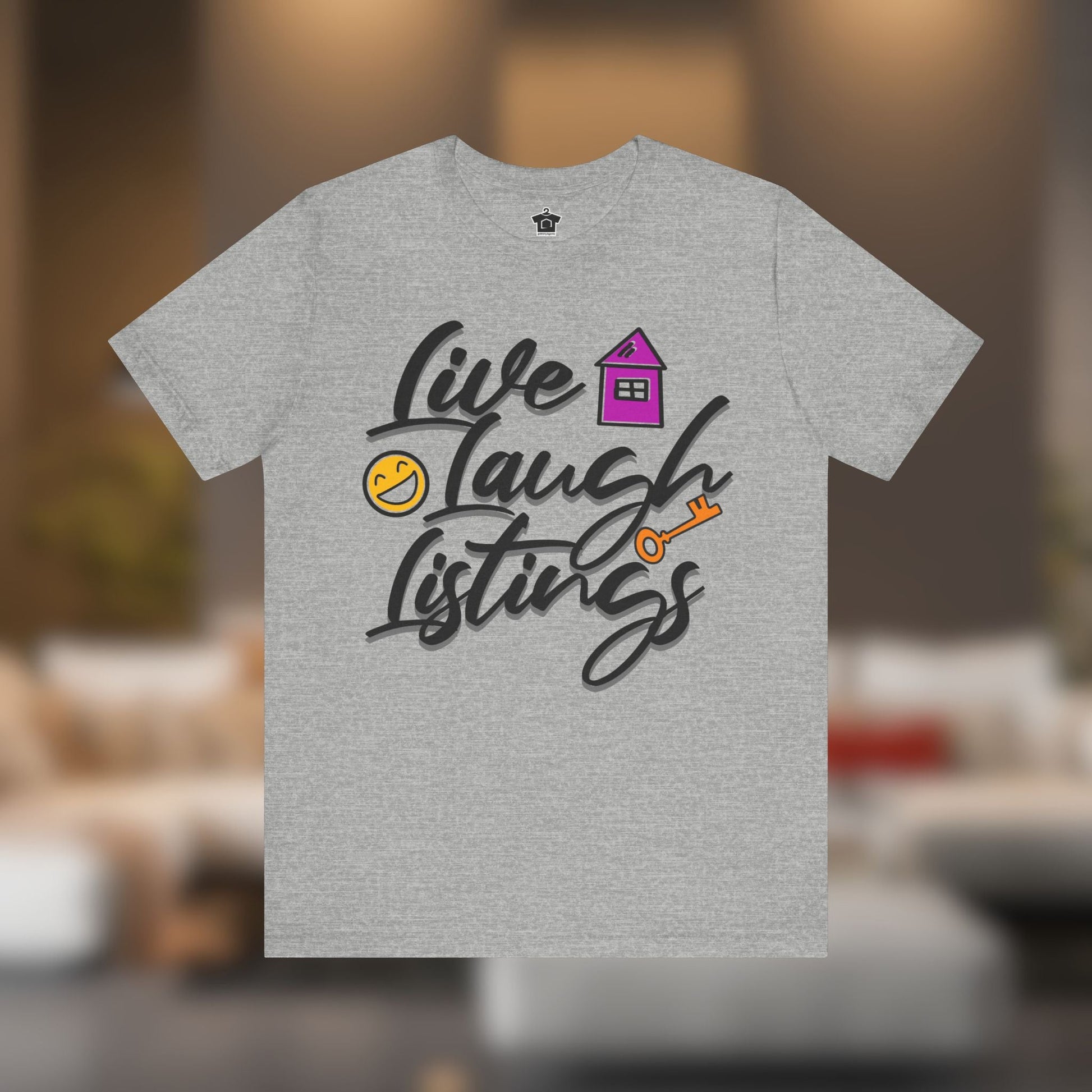 Live. Laugh. Listings. – The Realtor’s Mantra Tee - T-Shirt | ShirtyAgents