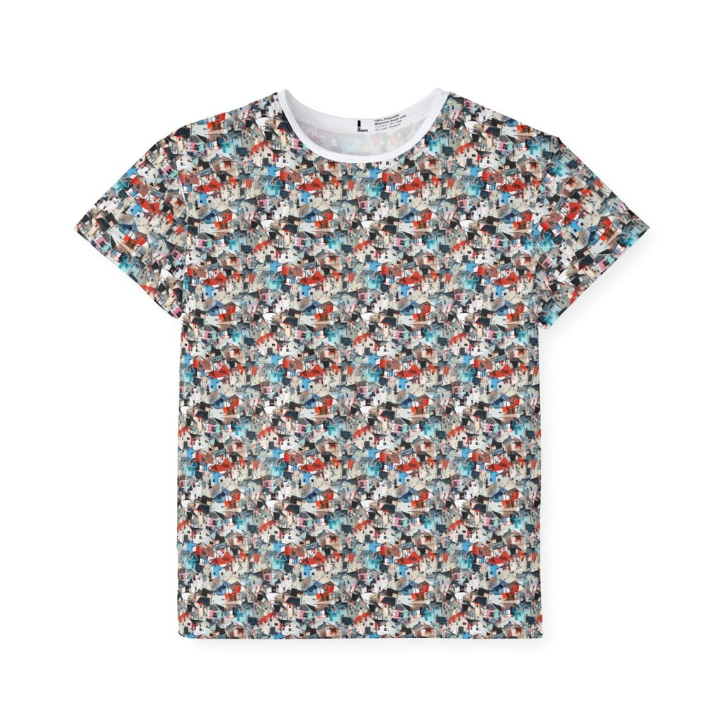 Neighborhood Collage Trash Polka – Kids Tee - All Over Prints | ShirtyAgents