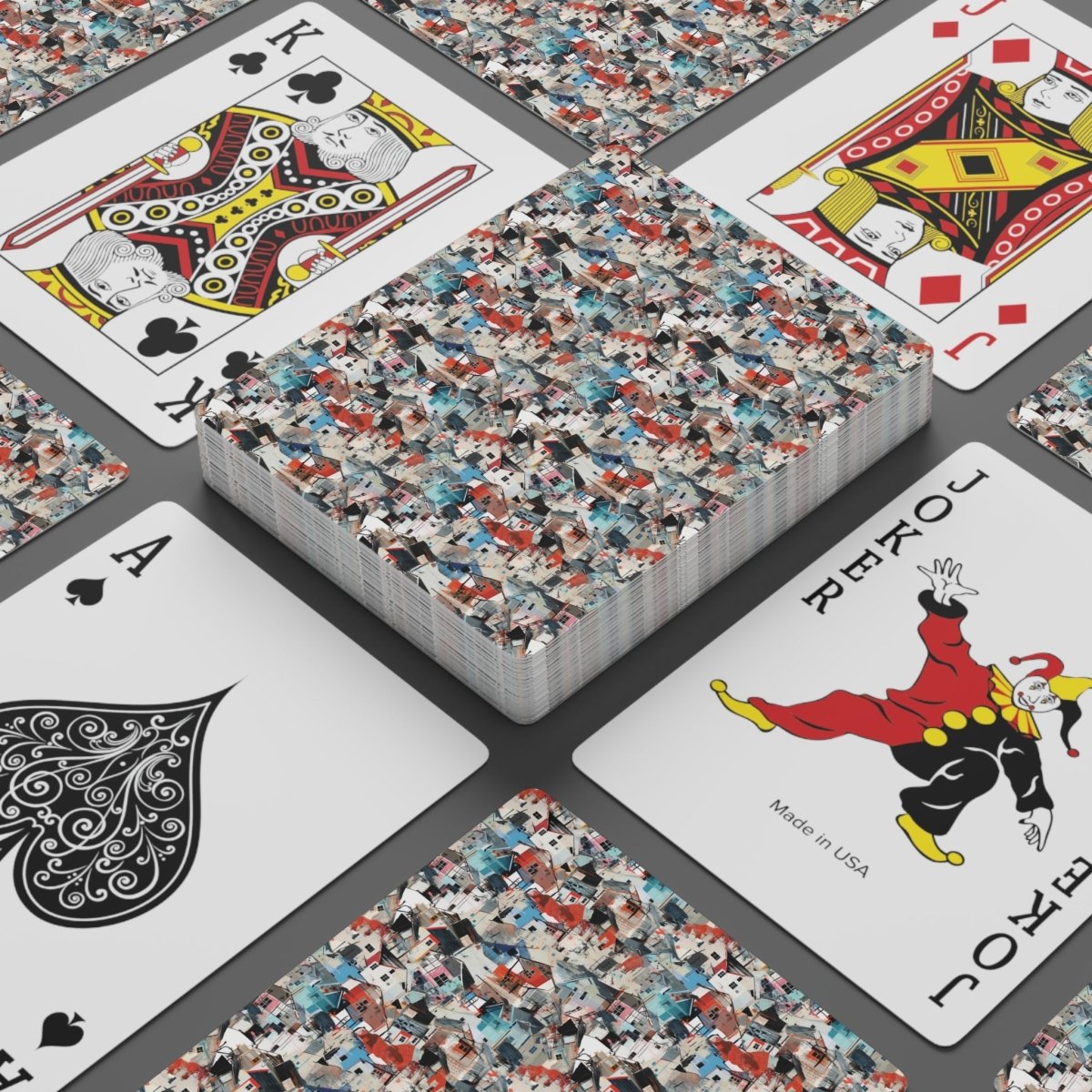 Neighorhood Collage Trash Polka Card Deck - Paper products | ShirtyAgents