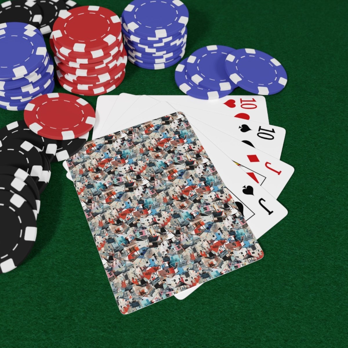 Neighorhood Collage Trash Polka Card Deck - Paper products | ShirtyAgents