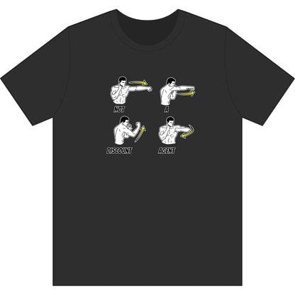 Not A Discount Agent | Soft Premium Tee - T-Shirt | ShirtyAgents
