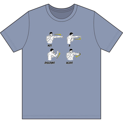 Not A Discount Agent | Soft Premium Tee - T-Shirt | ShirtyAgents