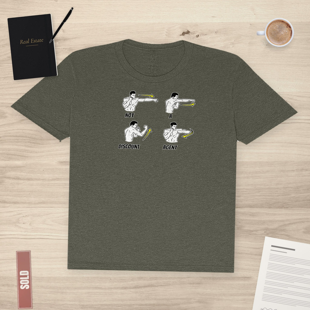 Not A Discount Agent | Soft Premium Tee - T-Shirt | ShirtyAgents