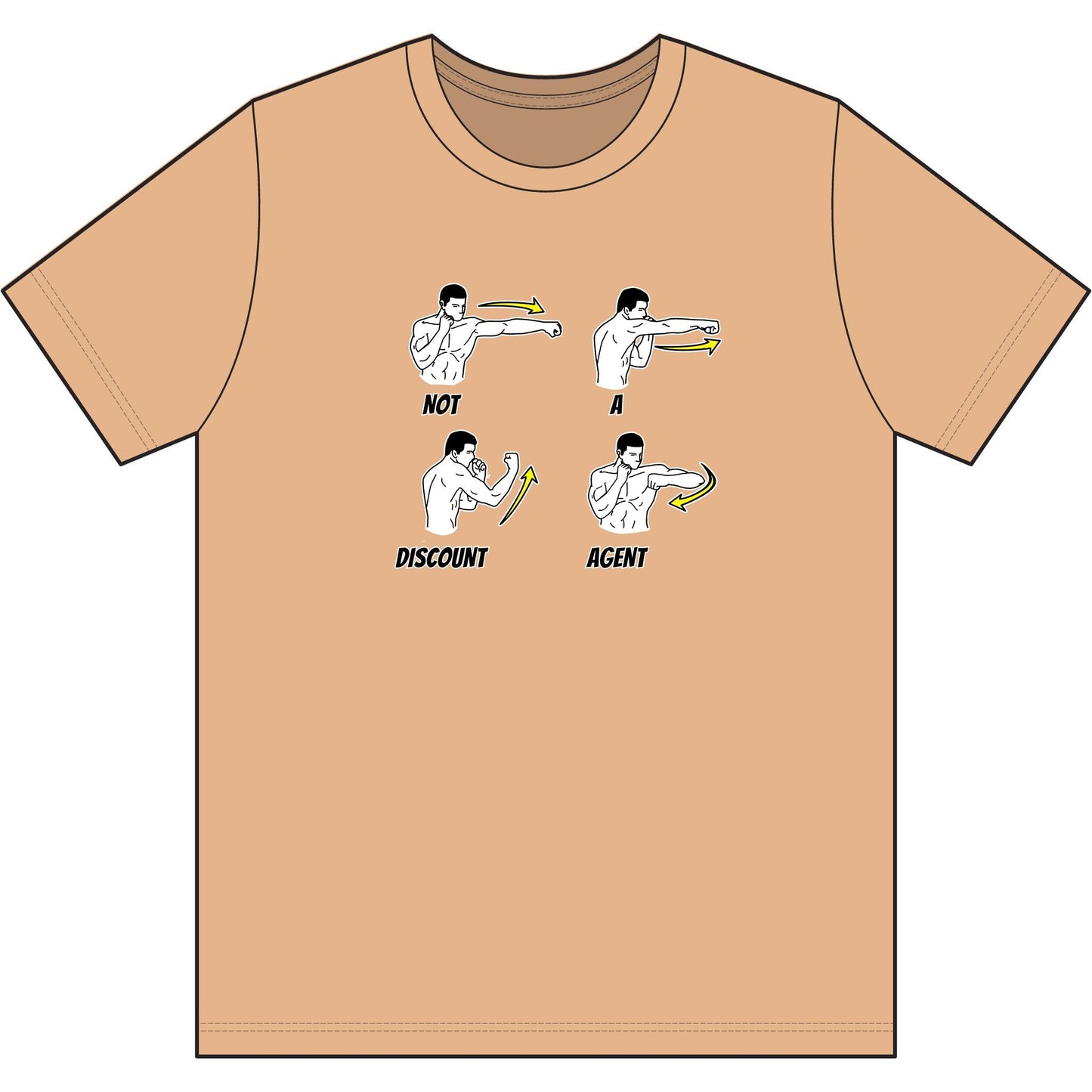 Not A Discount Agent | Soft Premium Tee - T-Shirt | ShirtyAgents