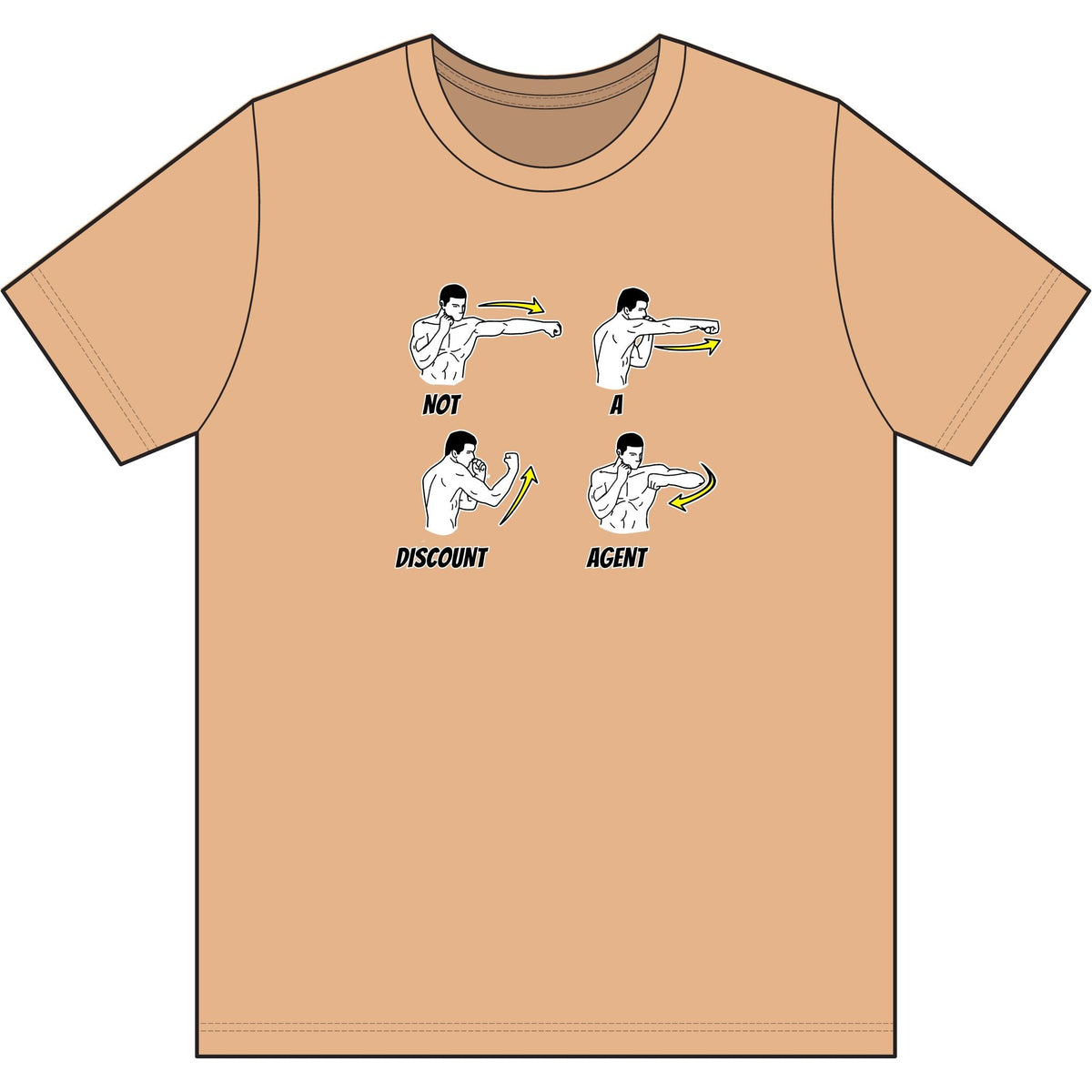 Not A Discount Agent | Soft Premium Tee - T-Shirt | ShirtyAgents
