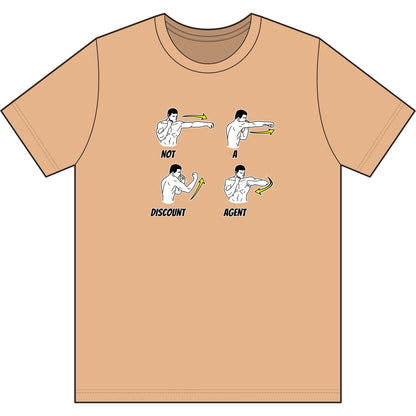 Not A Discount Agent | Soft Premium Tee - T-Shirt | ShirtyAgents