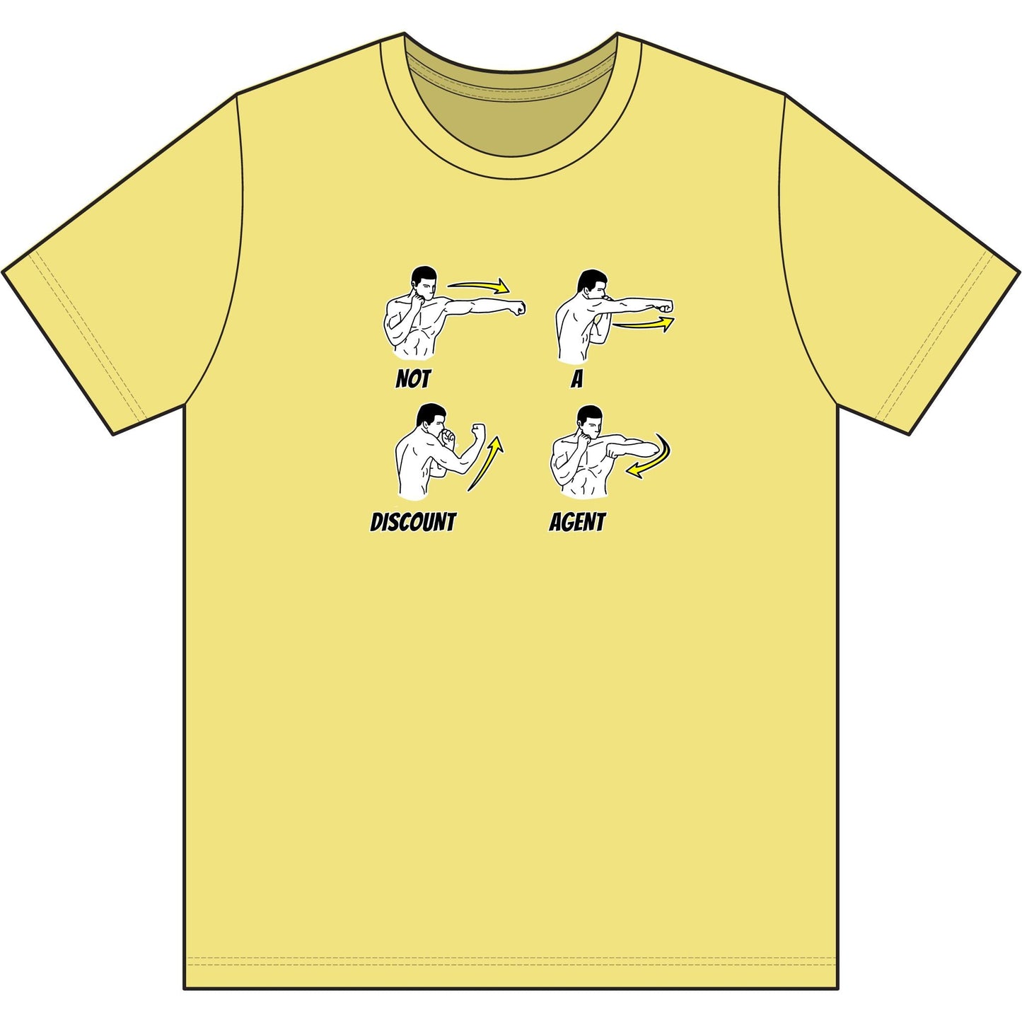 Not A Discount Agent | Soft Premium Tee - T-Shirt | ShirtyAgents