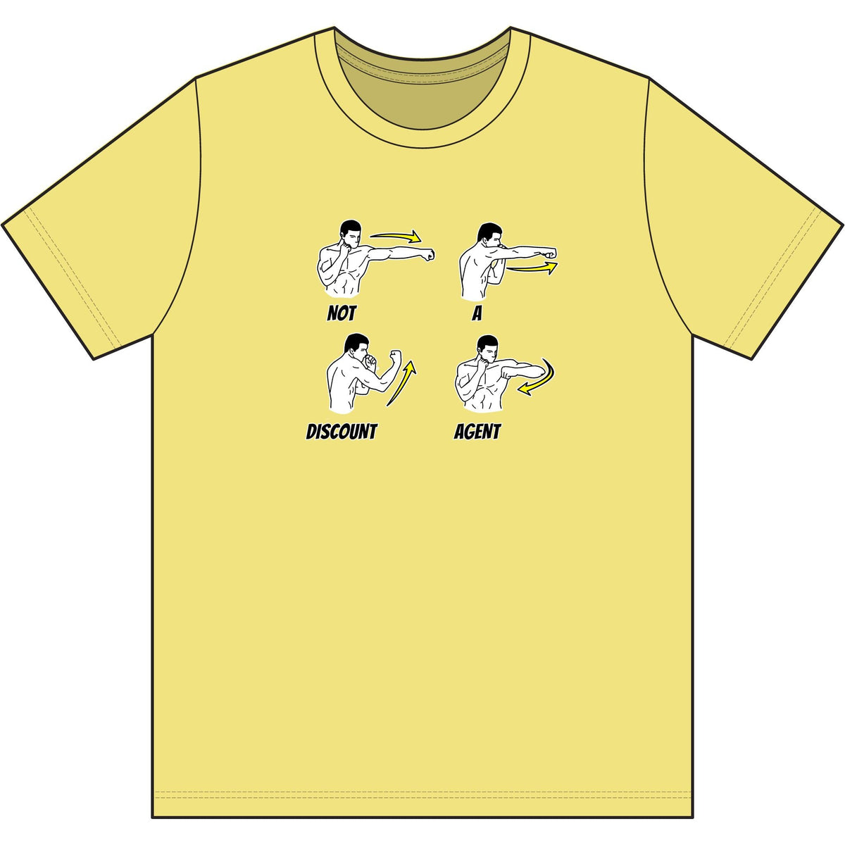 Not A Discount Agent | Soft Premium Tee - T-Shirt | ShirtyAgents