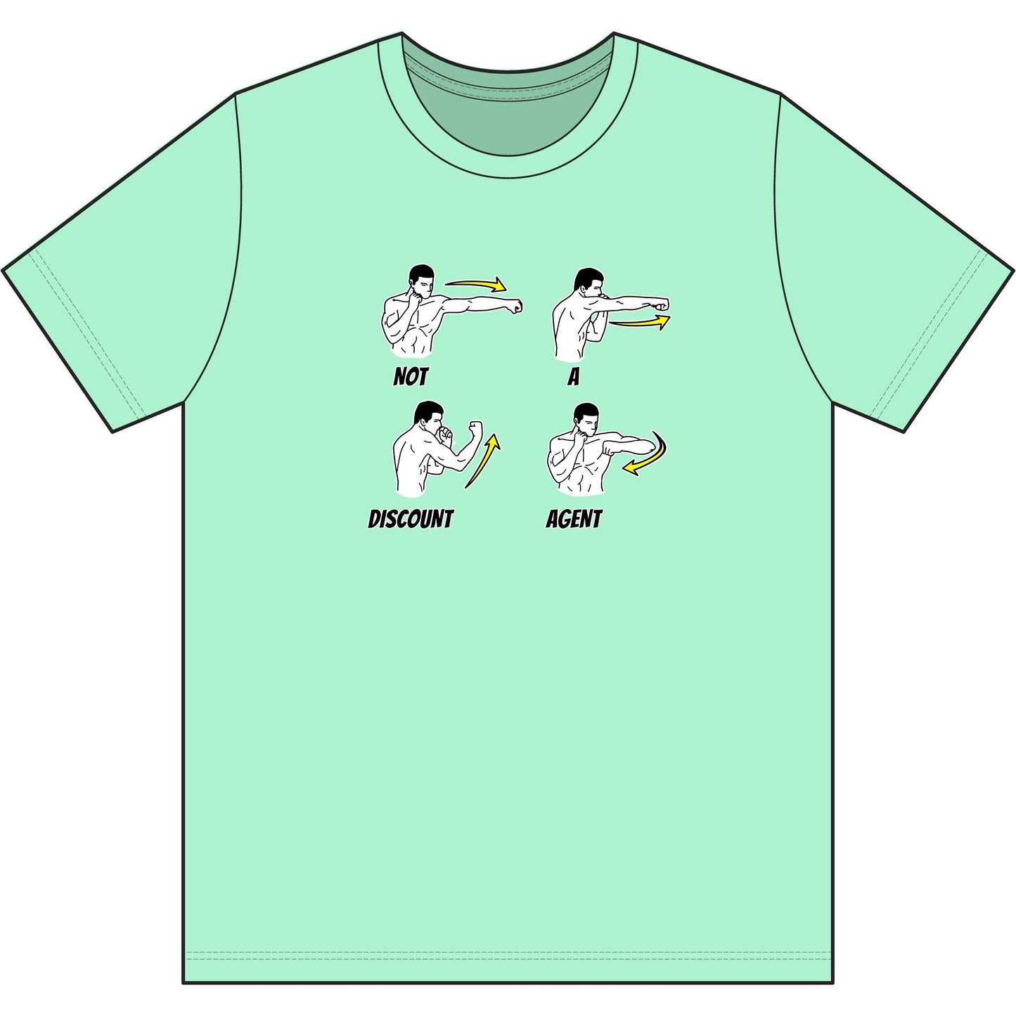 Not A Discount Agent | Soft Premium Tee - T-Shirt | ShirtyAgents