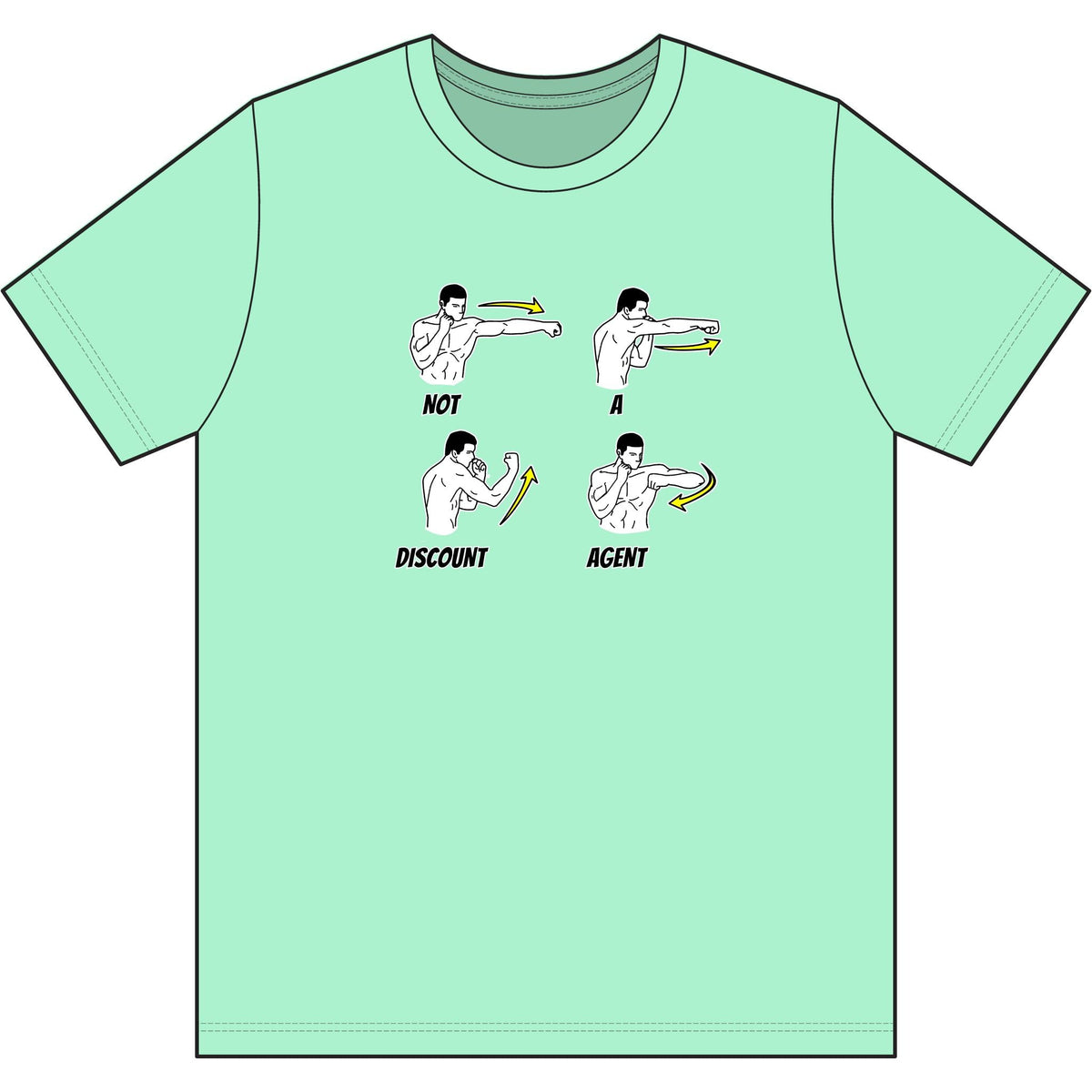 Not A Discount Agent | Soft Premium Tee - T-Shirt | ShirtyAgents