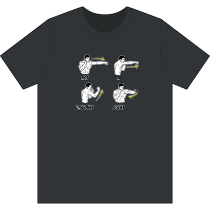 Not A Discount Agent | Soft Premium Tee - T-Shirt | ShirtyAgents