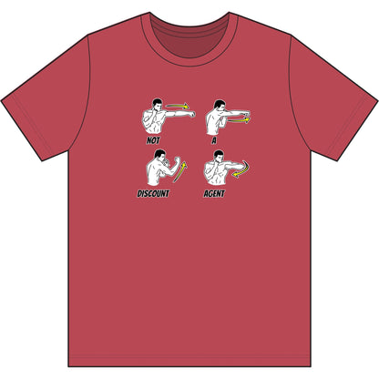 Not A Discount Agent | Soft Premium Tee - T-Shirt | ShirtyAgents