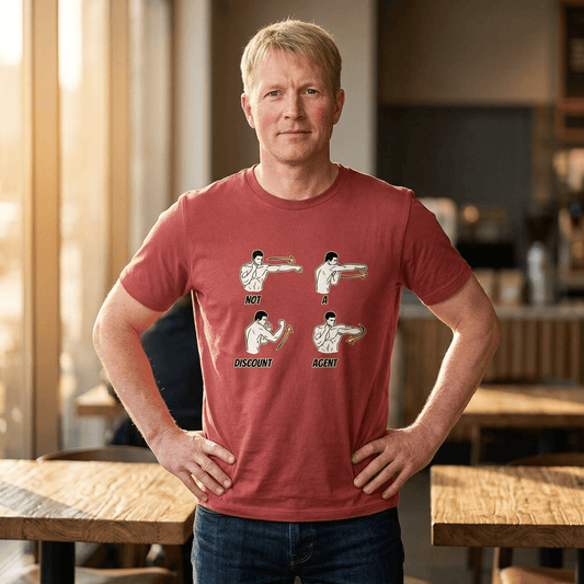 Not A Discount Agent | Soft Premium Tee - T-Shirt | ShirtyAgents