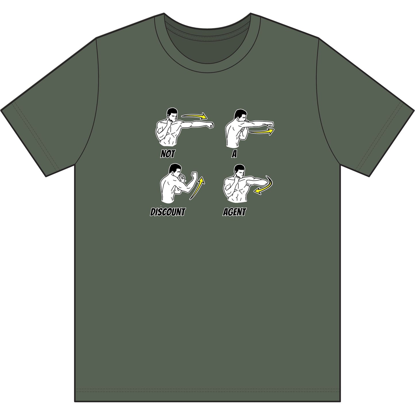 Not A Discount Agent | Soft Premium Tee - T-Shirt | ShirtyAgents