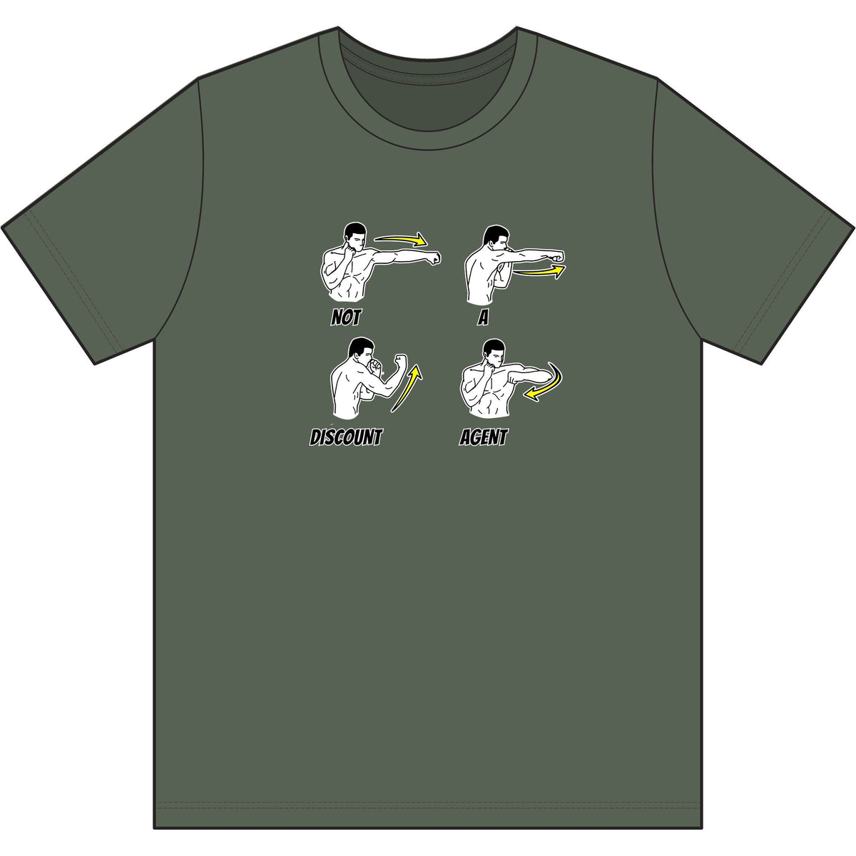 Not A Discount Agent | Soft Premium Tee - T-Shirt | ShirtyAgents