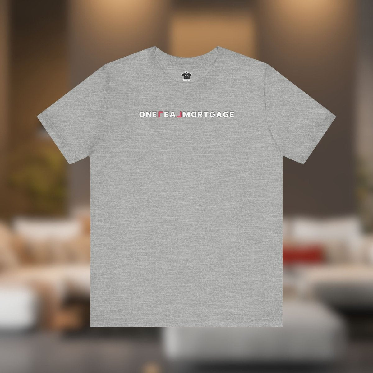 ONE REAL Mortgage Contrast Logo Text Tee - T-Shirt | ShirtyAgents