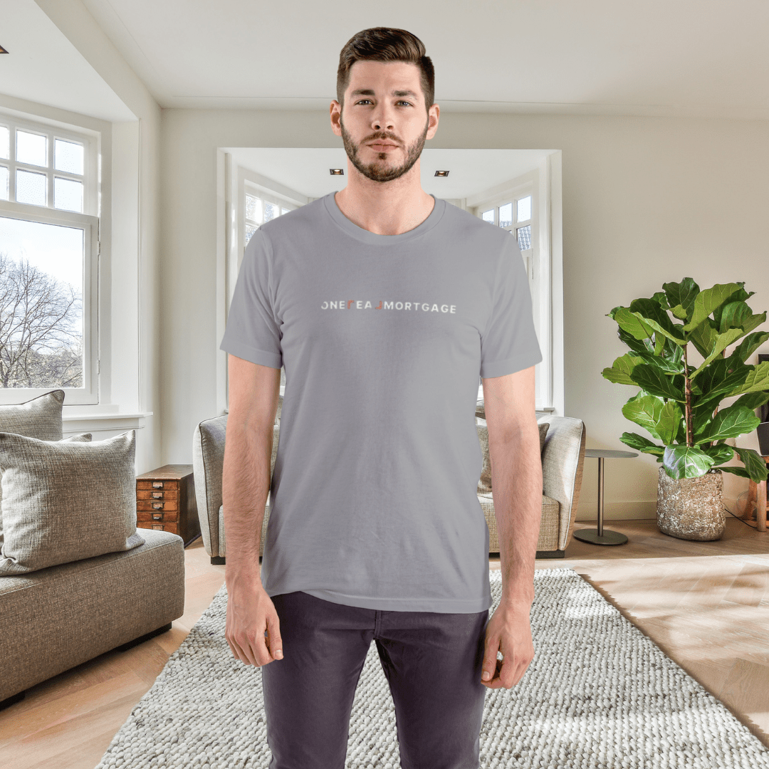ONE REAL Mortgage Contrast Logo Text Tee - T-Shirt | ShirtyAgents