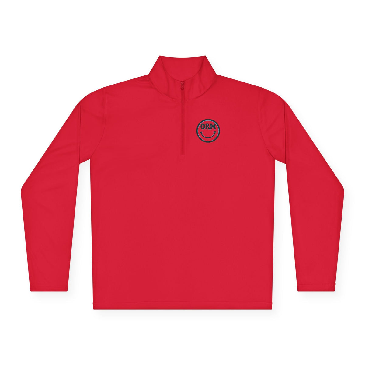 One REAL Mortgage (ORM) Chest Logo | Personalized Athletic Quarter-Zip Pullover - Long-sleeve | ShirtyAgents