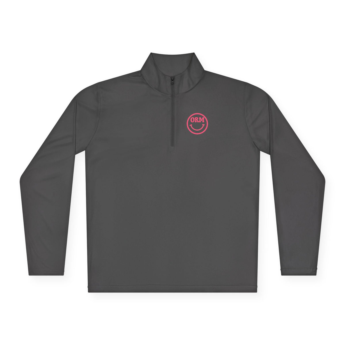 One REAL Mortgage (ORM) Chest Logo | Personalized Athletic Quarter-Zip Pullover - Long-sleeve | ShirtyAgents