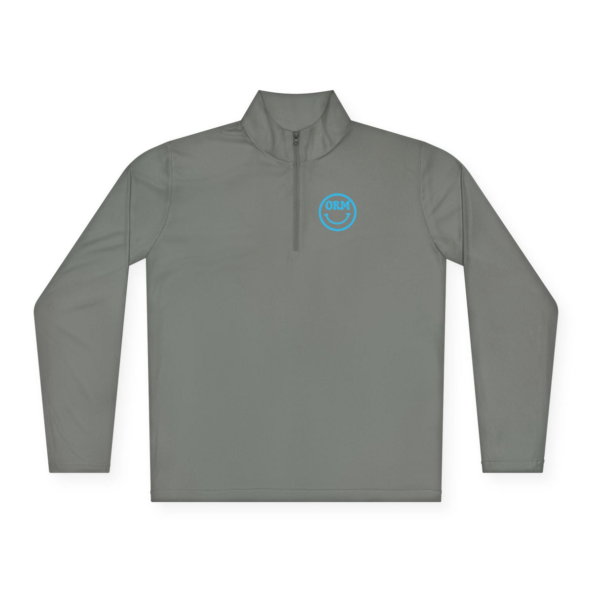 One REAL Mortgage (ORM) Chest Logo | Personalized Athletic Quarter-Zip Pullover - Long-sleeve | ShirtyAgents