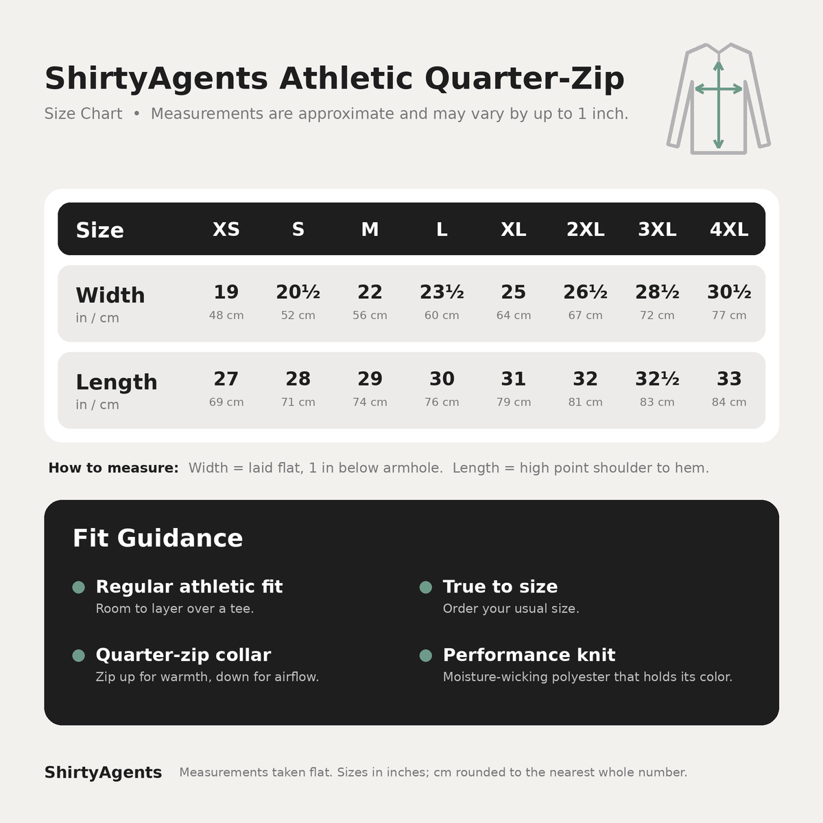 One REAL Mortgage (ORM) Chest Logo | Personalized Athletic Quarter-Zip Pullover - Long-sleeve | ShirtyAgents