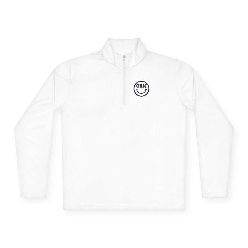 One REAL Mortgage (ORM) Chest Logo | Personalized Athletic Quarter-Zip Pullover - Long-sleeve | ShirtyAgents
