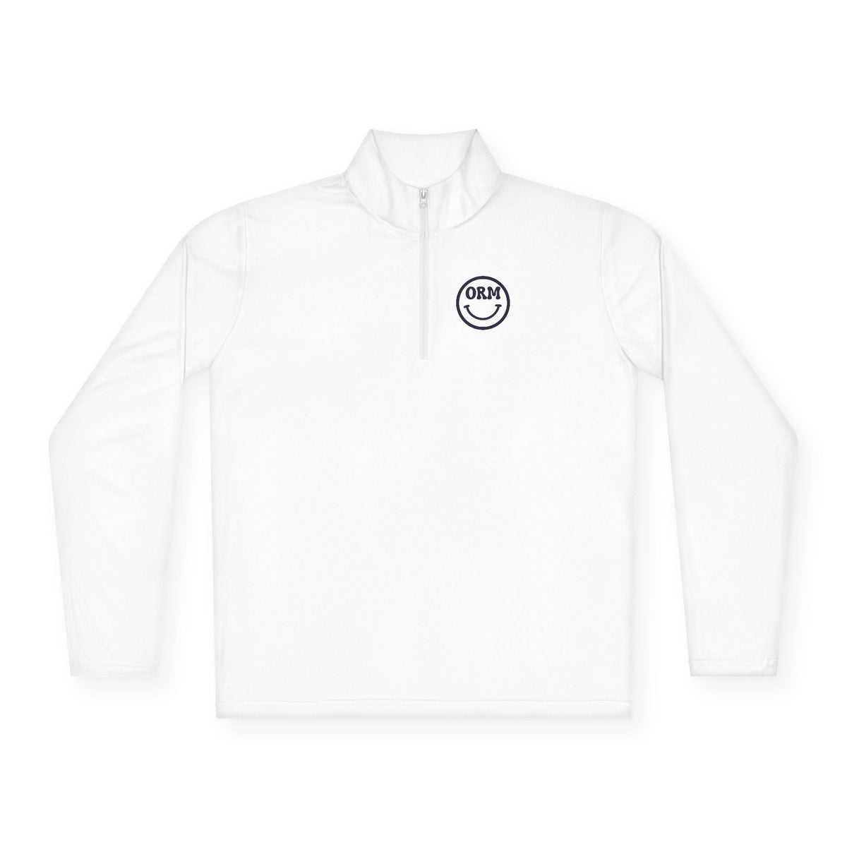 One REAL Mortgage (ORM) Chest Logo | Personalized Athletic Quarter-Zip Pullover - Long-sleeve | ShirtyAgents