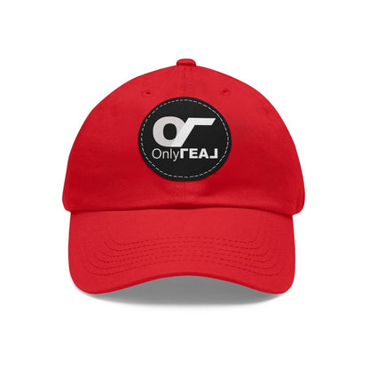 ONLY REAL Fans Hat with Leather Patch - Hats | ShirtyAgents