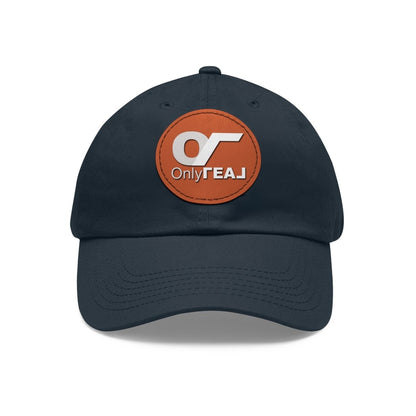 ONLY REAL Fans Hat with Leather Patch - Hats | ShirtyAgents