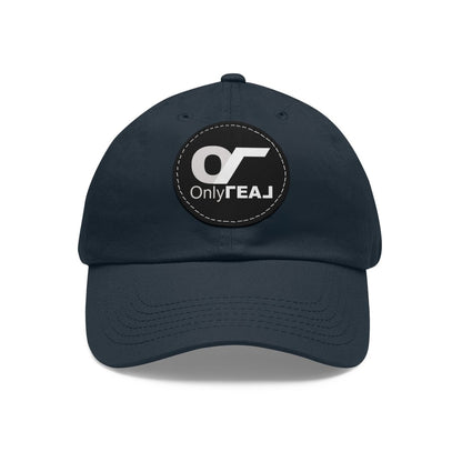 ONLY REAL Fans Hat with Leather Patch - Hats | ShirtyAgents