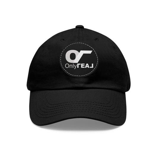 ONLY REAL Fans Hat with Leather Patch - Hats | ShirtyAgents