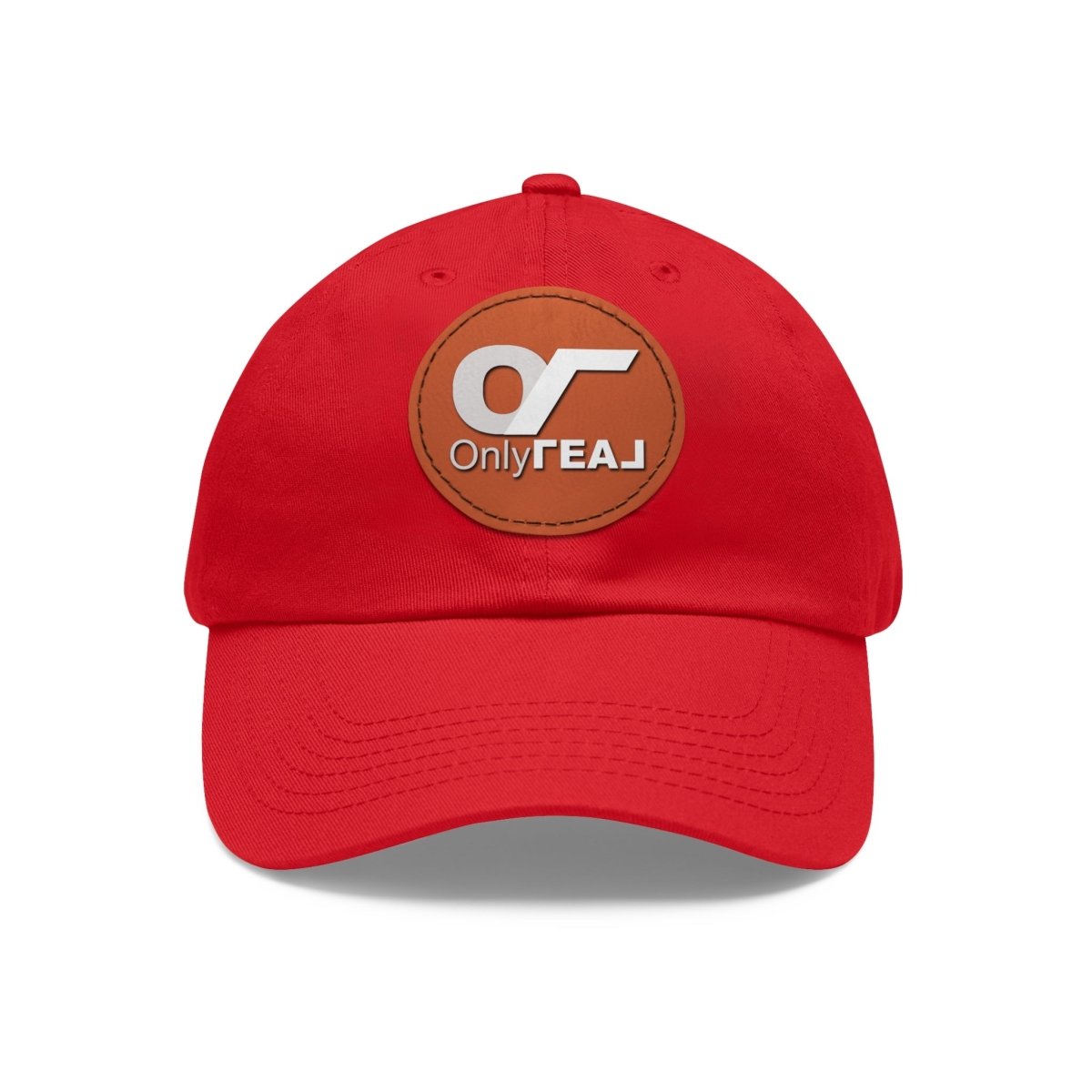 ONLY REAL Fans Hat with Leather Patch - Hats | ShirtyAgents
