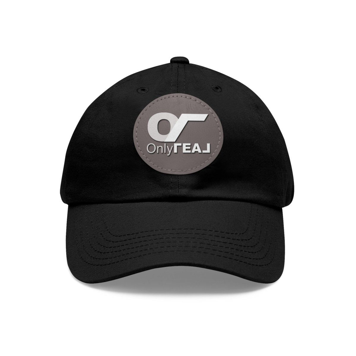 ONLY REAL Fans Hat with Leather Patch - Hats | ShirtyAgents