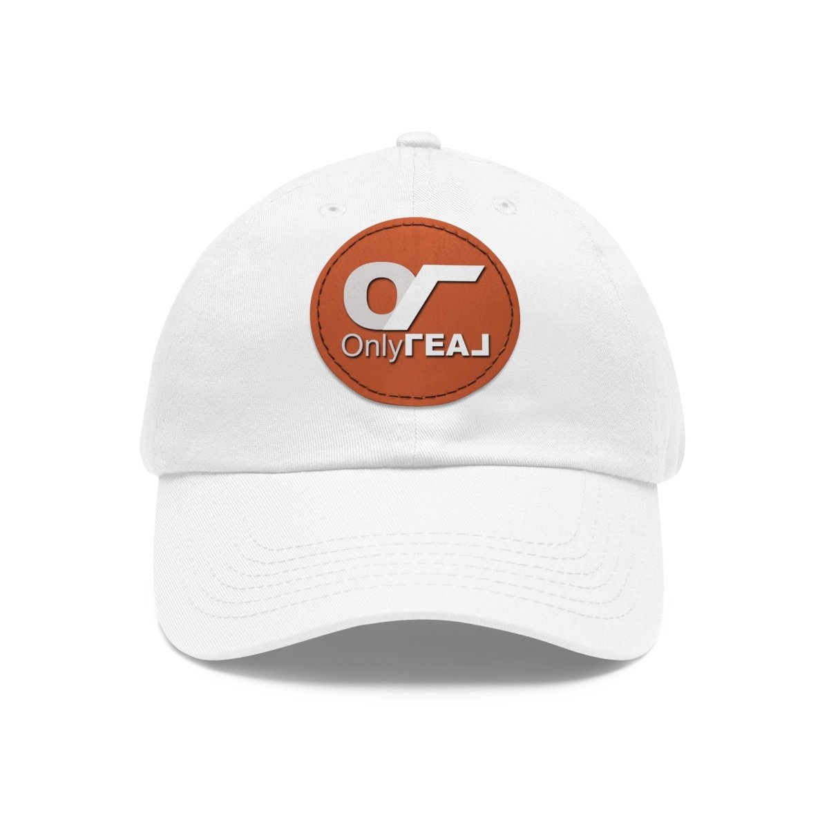 ONLY REAL Fans Hat with Leather Patch - Hats | ShirtyAgents