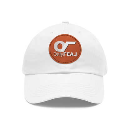 ONLY REAL Fans Hat with Leather Patch - Hats | ShirtyAgents